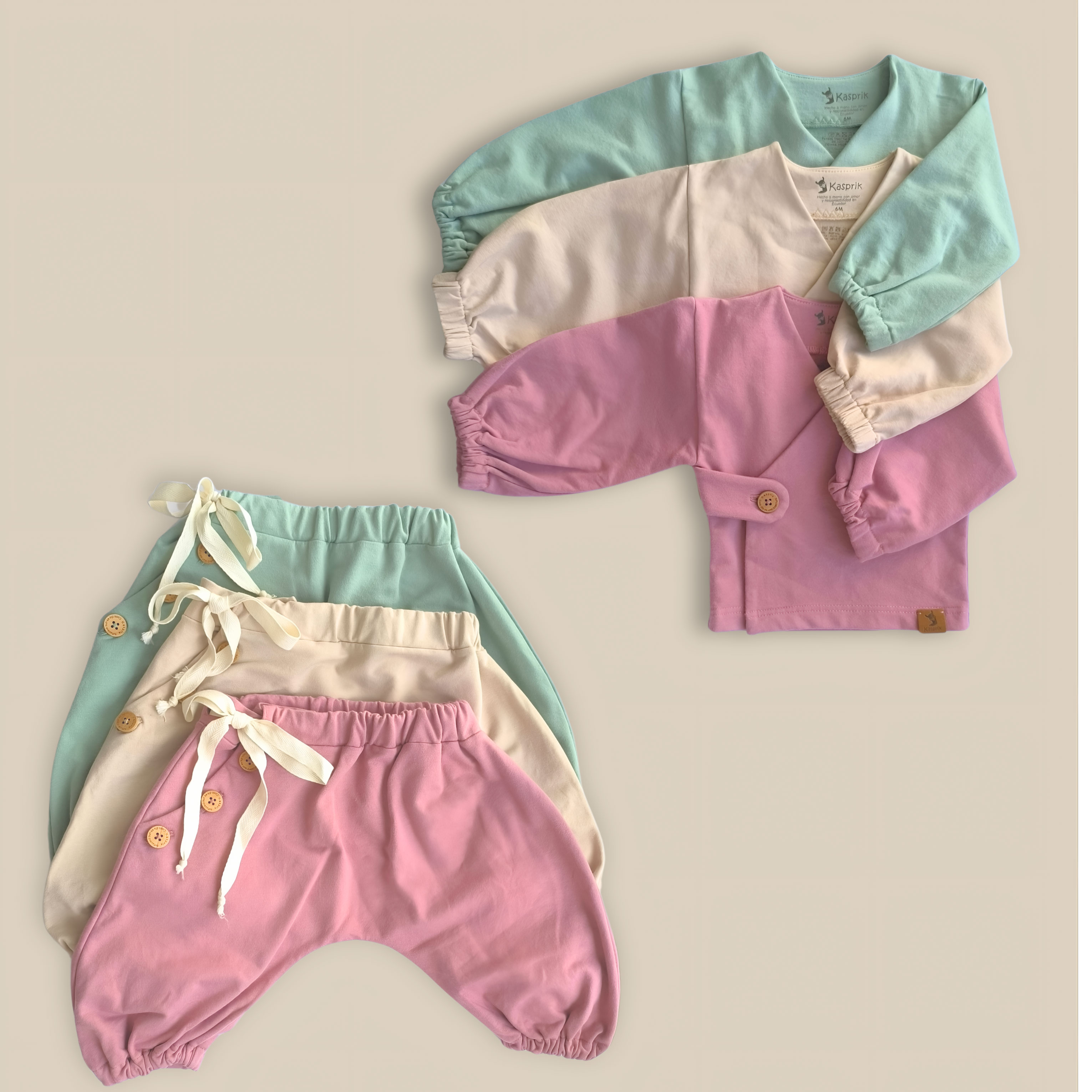 Set wabi kimono y pantalón